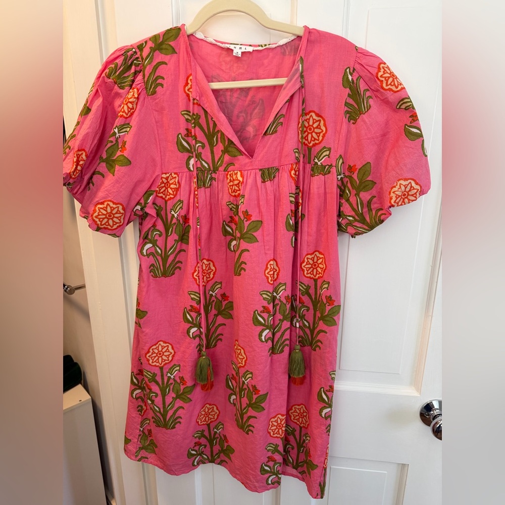 Floral Pink Women's THML Dress